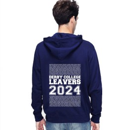 New Leavers Hoodie block column names with middle 2024 text
